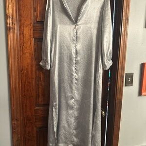 Elegant Gray Women's Robe